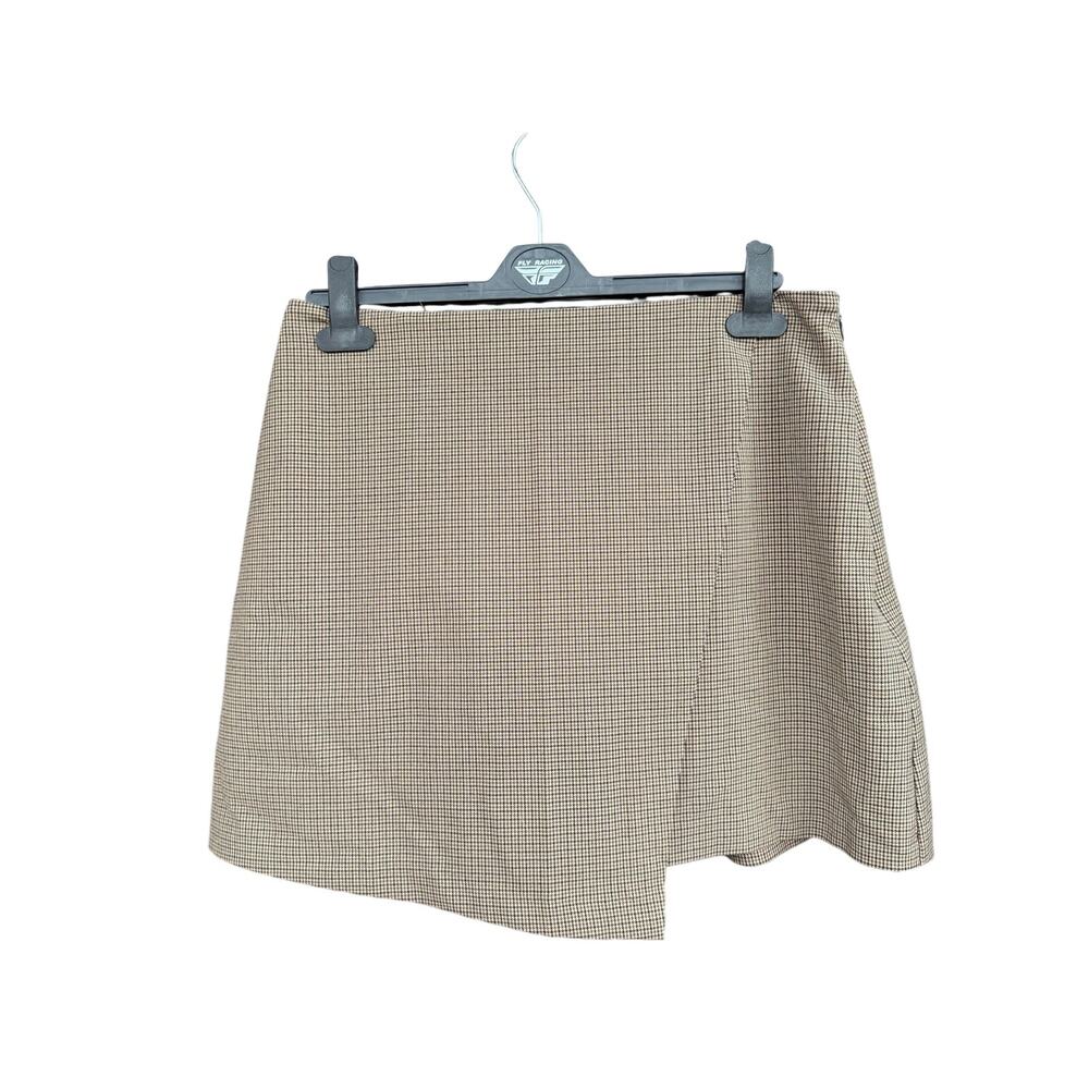 ABERCROMBIE AND FITCH Scarlett Mini Skort Houndstooth Plaid M - Picture 1 of 6